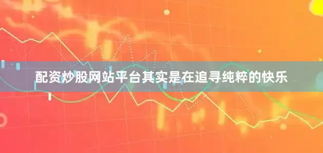 配资炒股网站平台其实是在追寻纯粹的快乐